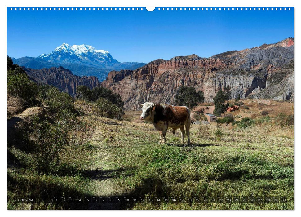Peru &amp; Bolivia - The Landscape (CALVENDO Wall Calendar 2024) 
