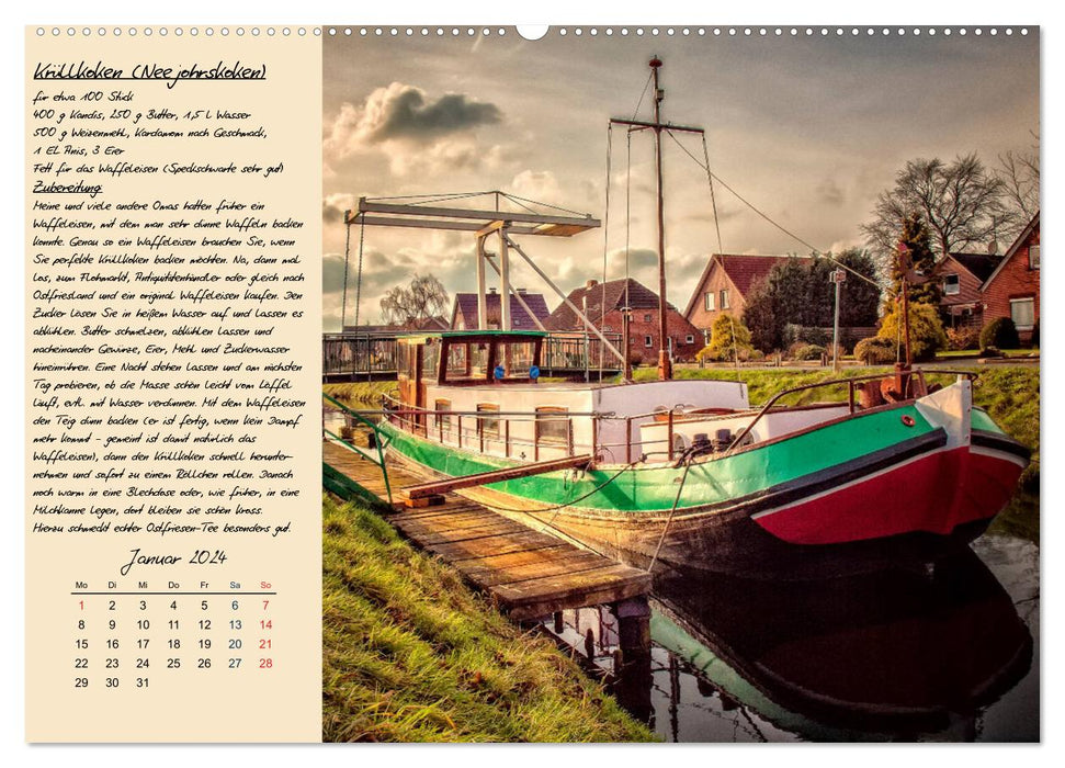 East Frisia - Appetite for more (CALVENDO Premium Wall Calendar 2024) 