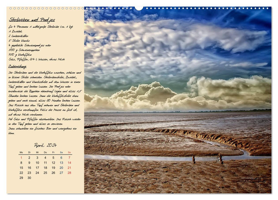 East Frisia - Appetite for more (CALVENDO Premium Wall Calendar 2024) 