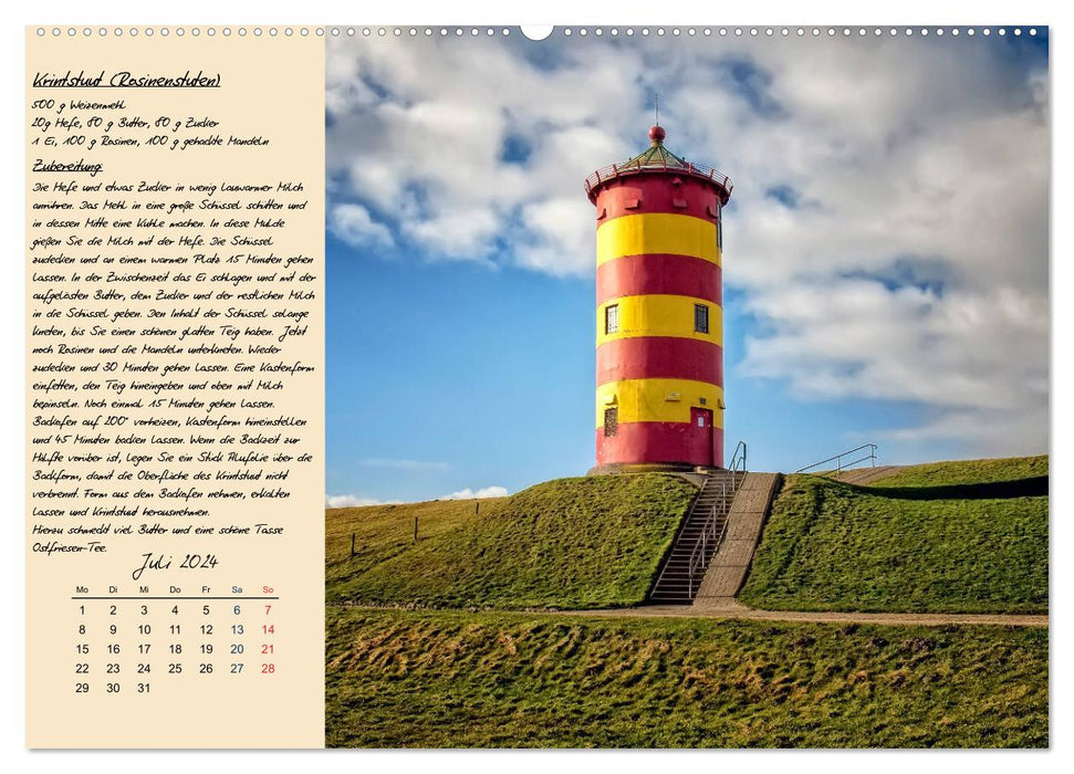 East Frisia - Appetite for more (CALVENDO Premium Wall Calendar 2024) 