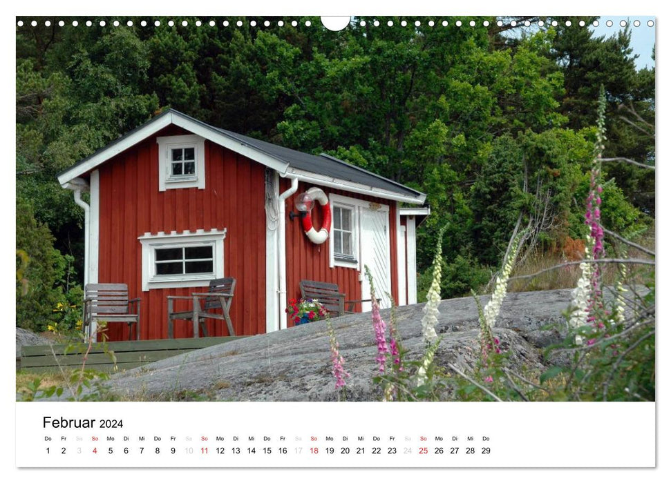 Wonderful Sweden 2024 (CALVENDO wall calendar 2024) 