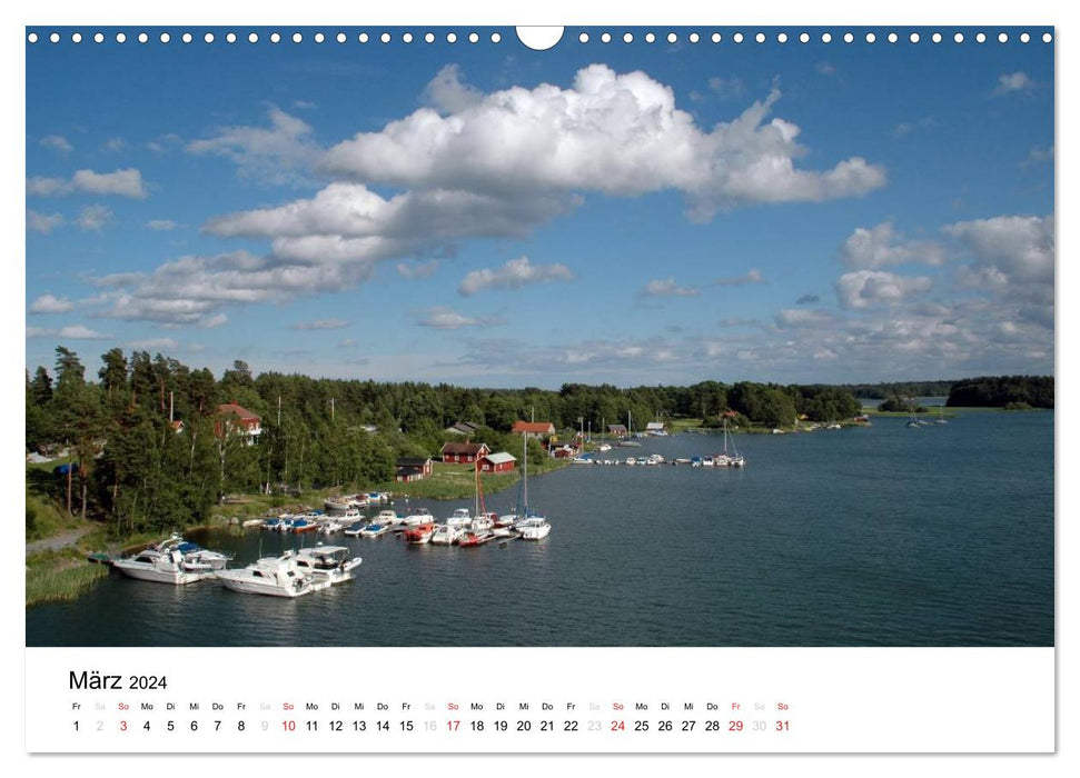 Wonderful Sweden 2024 (CALVENDO wall calendar 2024) 