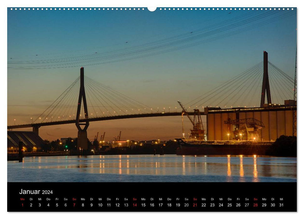 My Hamburg (CALVENDO Premium Wall Calendar 2024) 