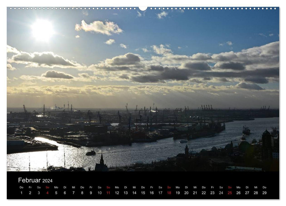 My Hamburg (CALVENDO Premium Wall Calendar 2024) 
