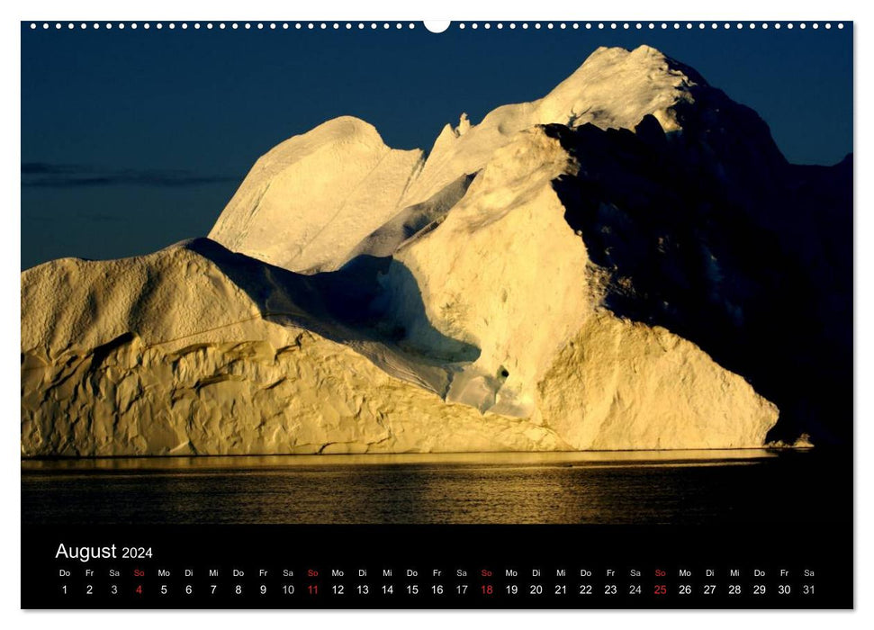 Eisberge von ihrer schönsten Seite 2024 (CALVENDO Wandkalender 2024)