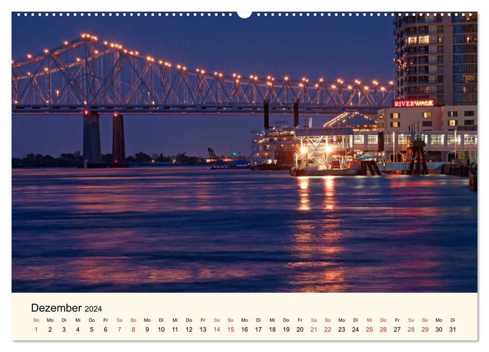 Summer in New Orleans (CALVENDO Premium Wall Calendar 2024) 