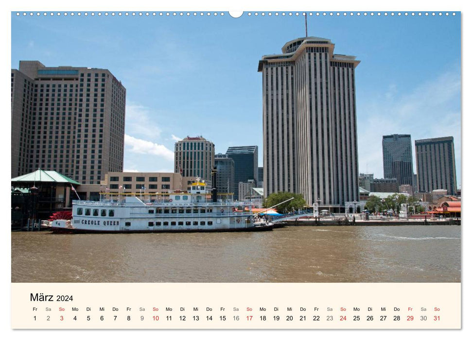 Sommer in New Orleans (CALVENDO Premium Wandkalender 2024)