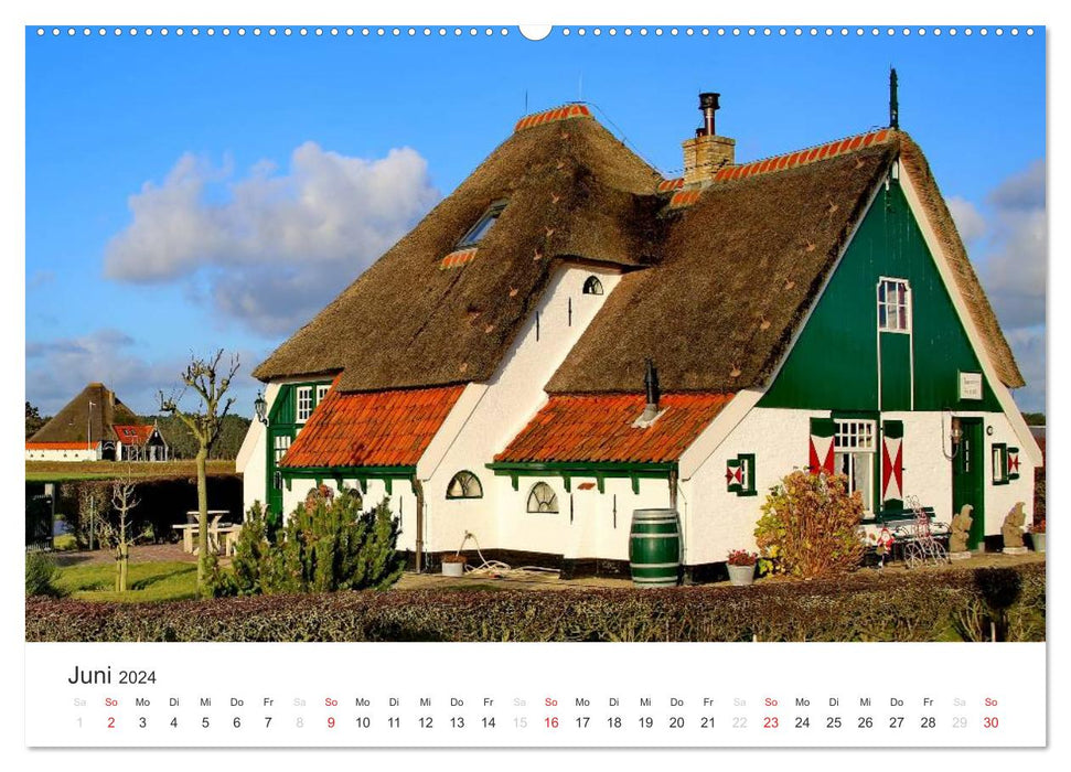 Texel – Une île qui enchante (Calendrier mural CALVENDO 2024) 