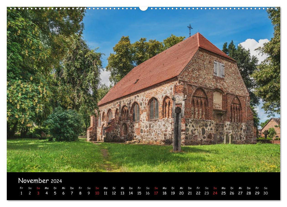 Île d'Usedom (calendrier mural CALVENDO 2024) 