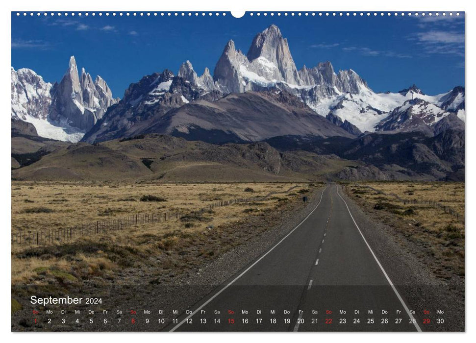 Majestätische Berge Cerro Torre Patagonien (CALVENDO Wandkalender 2024)