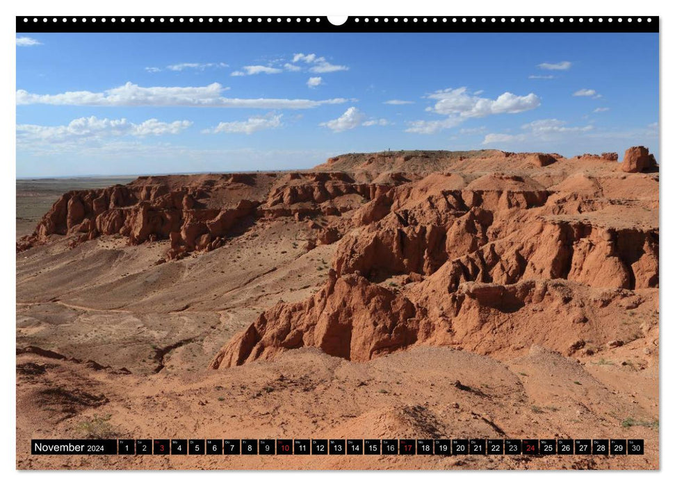 Die Mongolei das Land des Dschingis Khan (CALVENDO Wandkalender 2024)