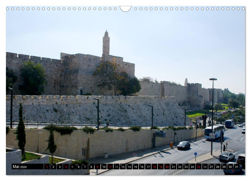 Jerusalem - die Goldene Stadt (CALVENDO Wandkalender 2024)