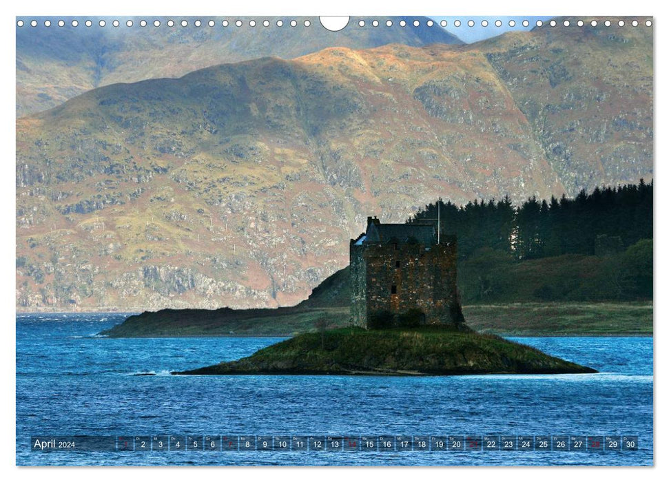 Reiseziel Schottland (CALVENDO Wandkalender 2024)