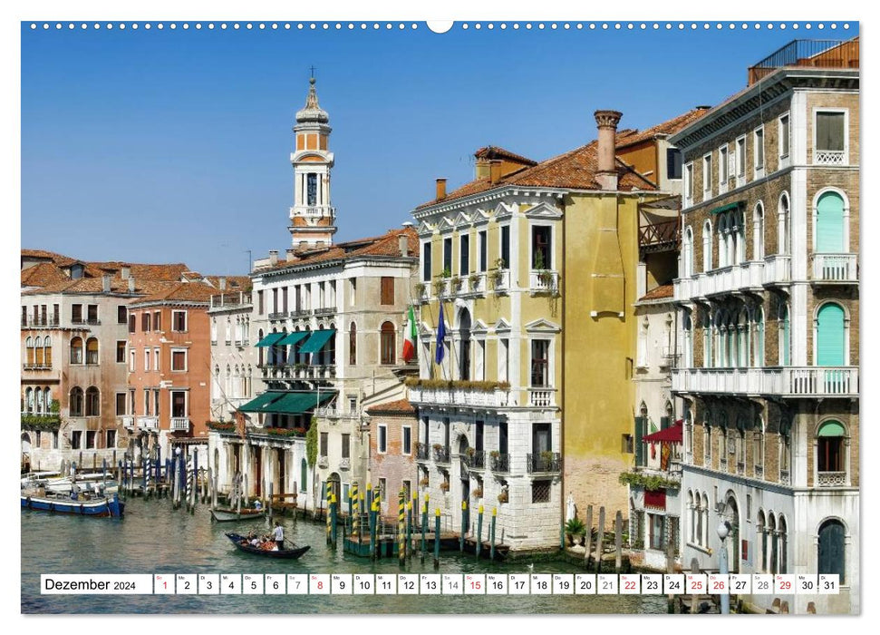 Venice - The wonderfully beautiful lagoon city (CALVENDO Premium Wall Calendar 2024) 