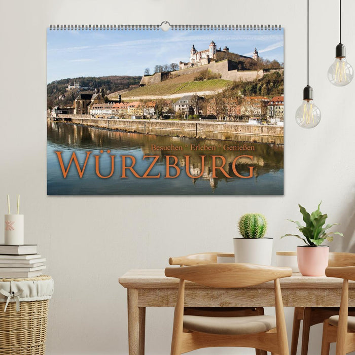 Würzburg - Visiter - Expérience - Profiter (Calendrier mural CALVENDO 2024) 