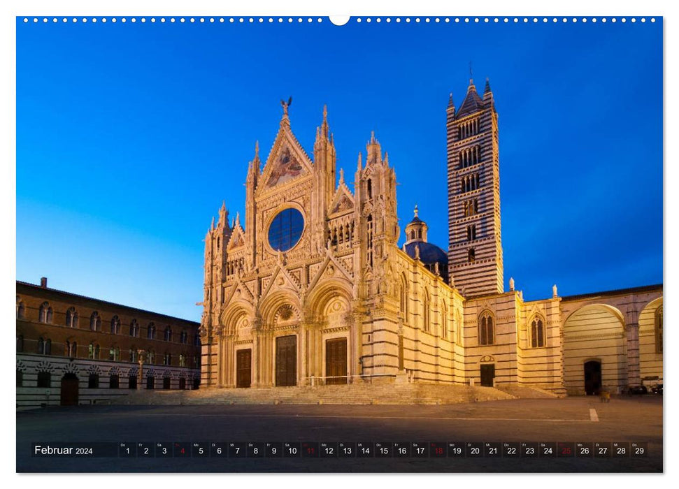 TUSCANY In the land of cypresses (CALVENDO wall calendar 2024) 