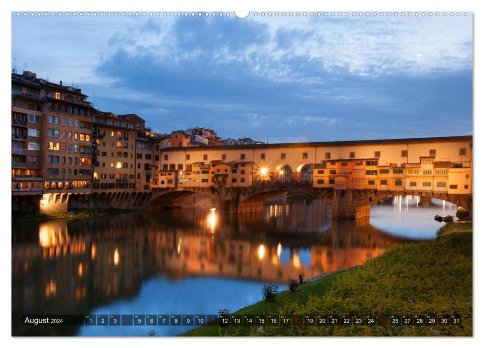 TOSCANE Au pays des cyprès (calendrier mural CALVENDO 2024) 