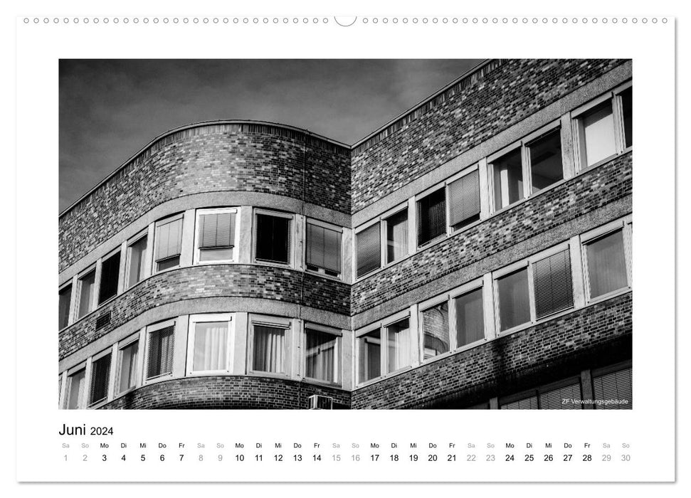 Schweinfurt black and white (CALVENDO Premium Wall Calendar 2024) 