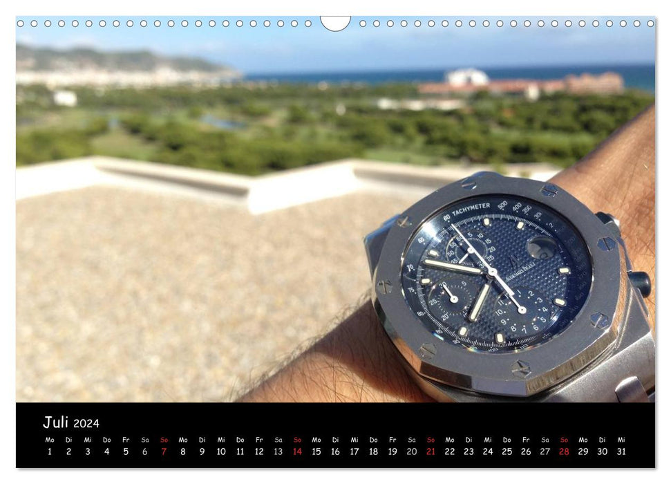 Watch Wristshots Worldwide (CALVENDO Wall Calendar 2024) 