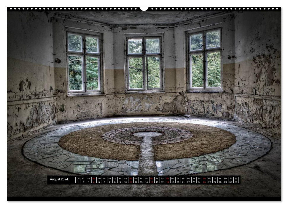 Lost Places / AT version (CALVENDO Premium Wall Calendar 2024) 