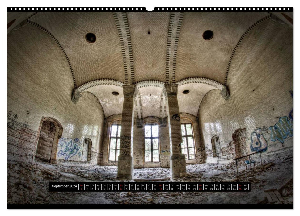 Lost Places / AT version (CALVENDO Premium Wall Calendar 2024) 