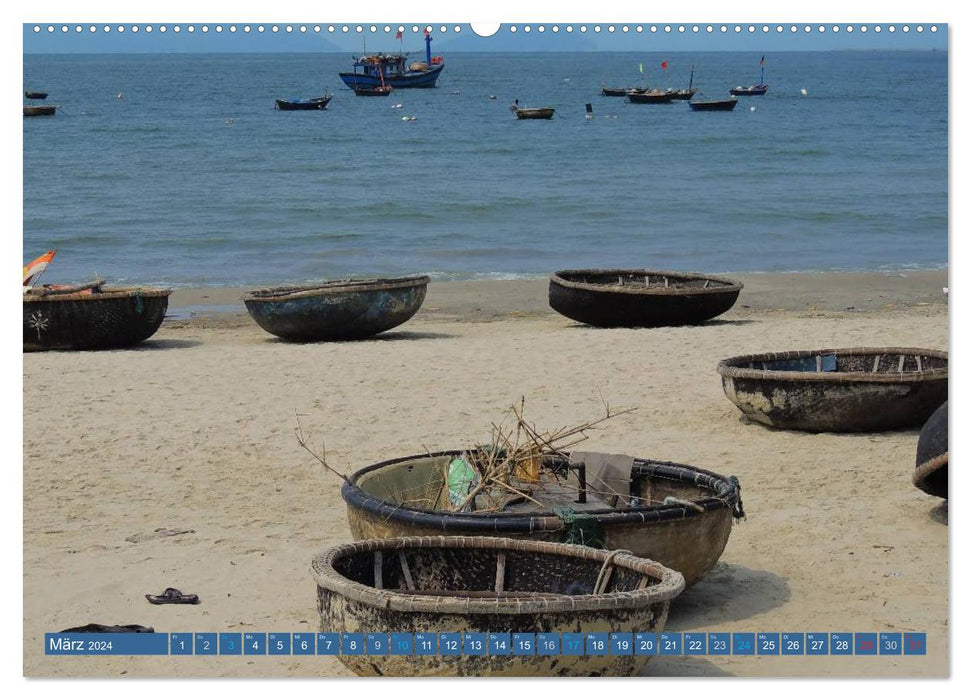 Vielseitiges Vietnam (CALVENDO Wandkalender 2024)