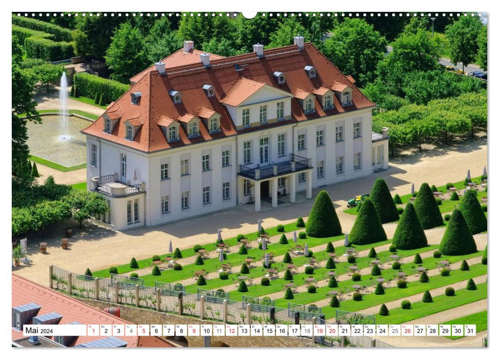Palais et châteaux saxons (Calvendo Premium Wall Calendar 2024) 