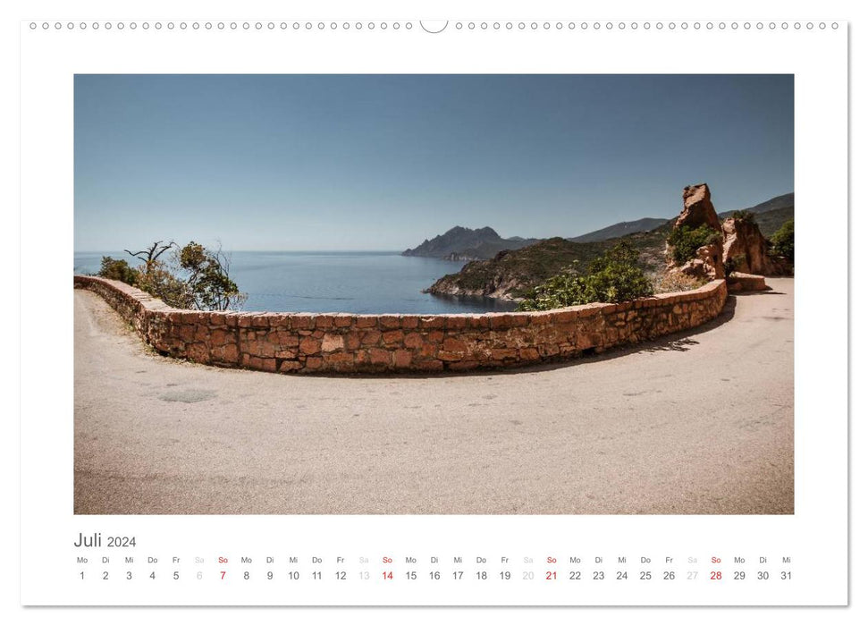 The beauty of Corsica (CALVENDO Premium Wall Calendar 2024) 
