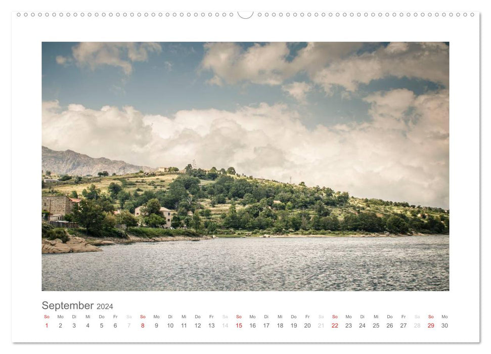 The beauty of Corsica (CALVENDO Premium Wall Calendar 2024) 