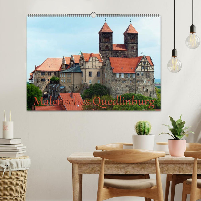 Malerisches Quedlinburg (CALVENDO Wandkalender 2024)