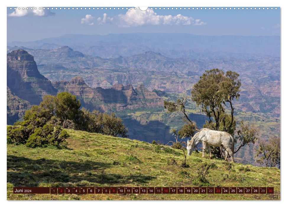 Ethiopia - 13 months of sunshine (CALVENDO wall calendar 2024) 