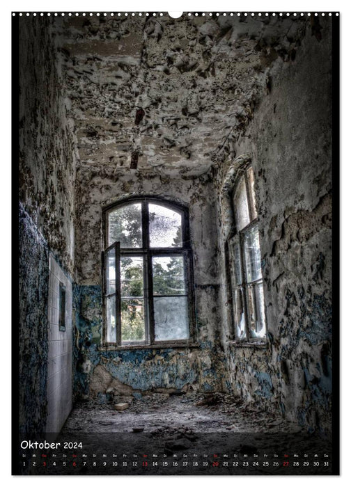 Lost Places II, Vergessene Orte (CALVENDO Premium Wandkalender 2024)