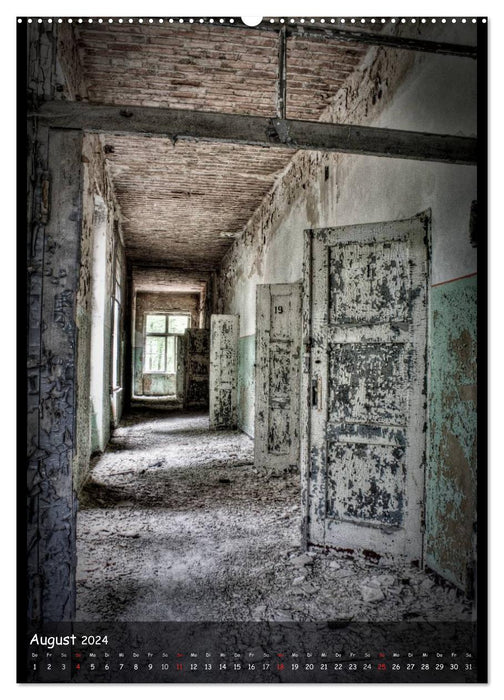 Lost Places II, Vergessene Orte (CALVENDO Premium Wandkalender 2024)