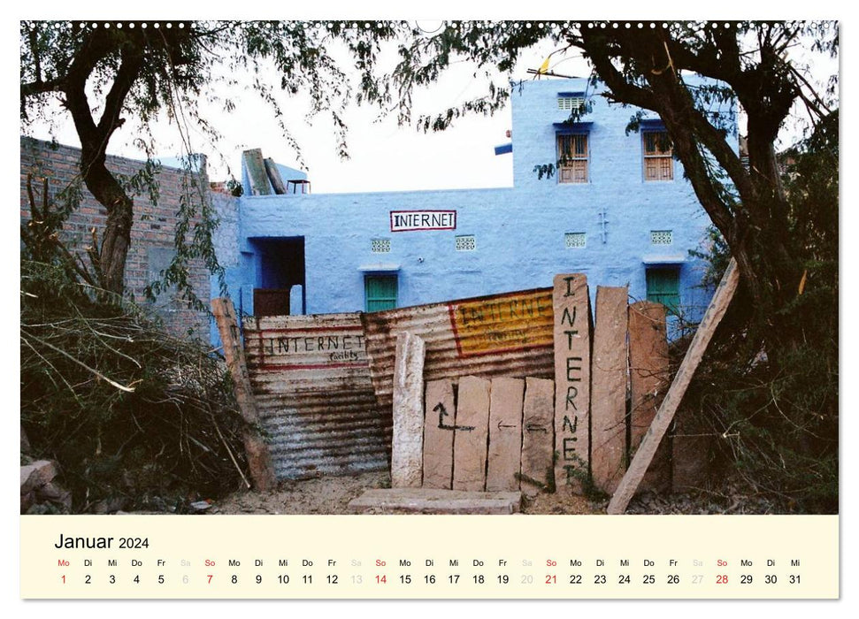 Alltagsleben in Indien (CALVENDO Wandkalender 2024)