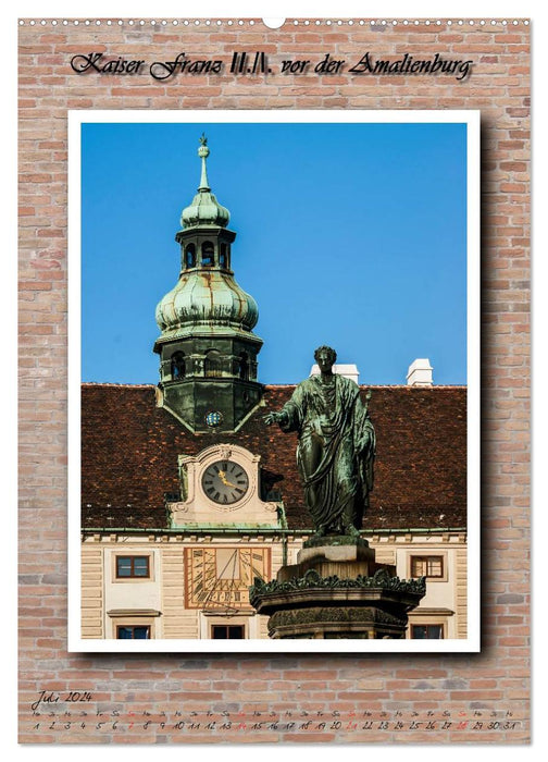 Mélange viennois - Un voyage à travers la belle Vienne (Calvendo Premium Wall Calendar 2024) 