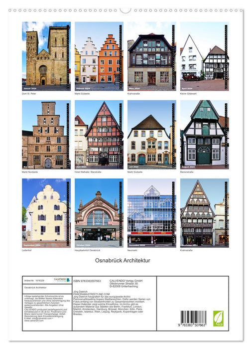 Osnabrück Fassade (CALVENDO Premium Wandkalender 2024)