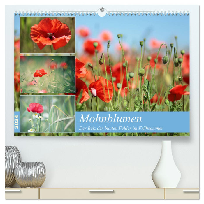 Mohnblumen (CALVENDO Premium Wandkalender 2024)