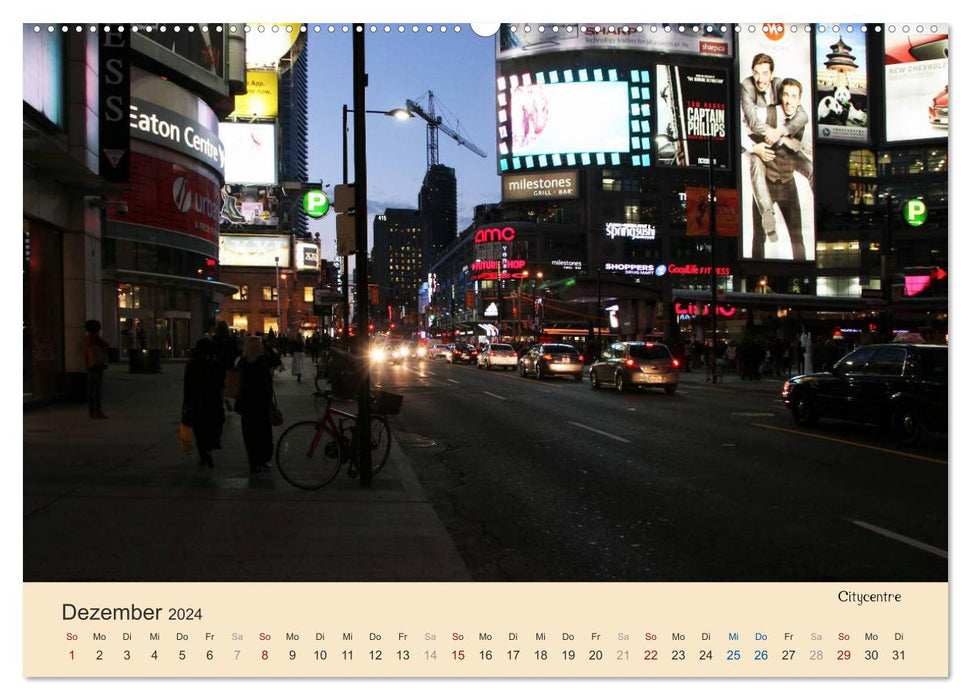 Toronto - Metropolis in Eastern Canada (CALVENDO Premium Wall Calendar 2024) 