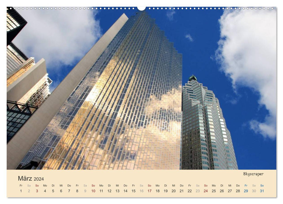 Toronto - Metropolis in Eastern Canada (CALVENDO Premium Wall Calendar 2024) 