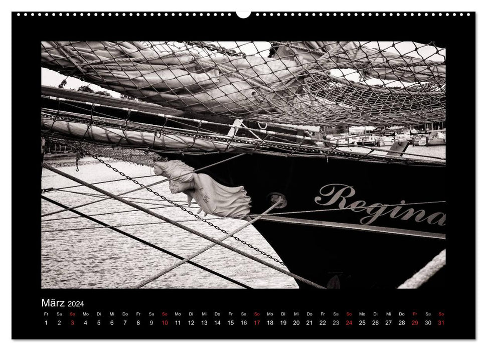 Voiliers sur la mer Baltique (Calvendo Premium Wall Calendar 2024) 