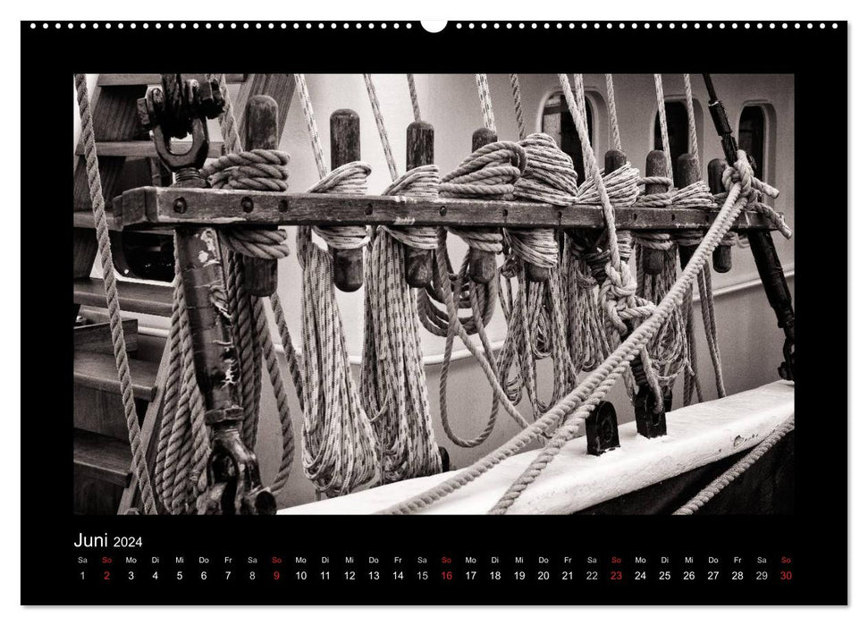 Segelschiffe auf der Ostsee (CALVENDO Premium Wandkalender 2024)