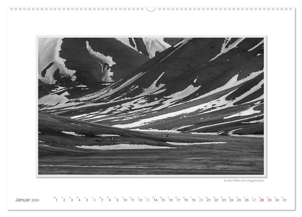 Emotional moments: Spitsbergen Svalbard / CH version (CALVENDO Premium Wall Calendar 2024) 