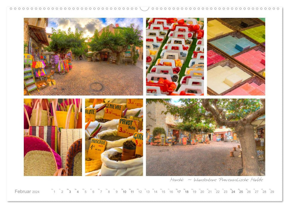 Longing Provence - Land of Light (CALVENDO wall calendar 2024) 