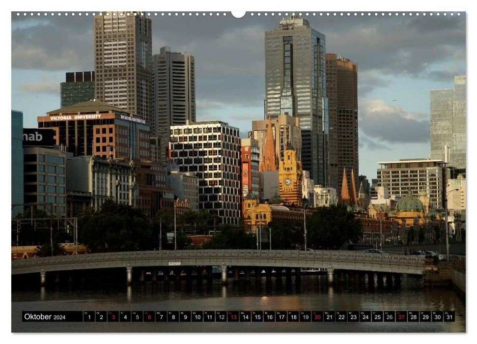 Melbourne (CALVENDO Premium Wandkalender 2024)