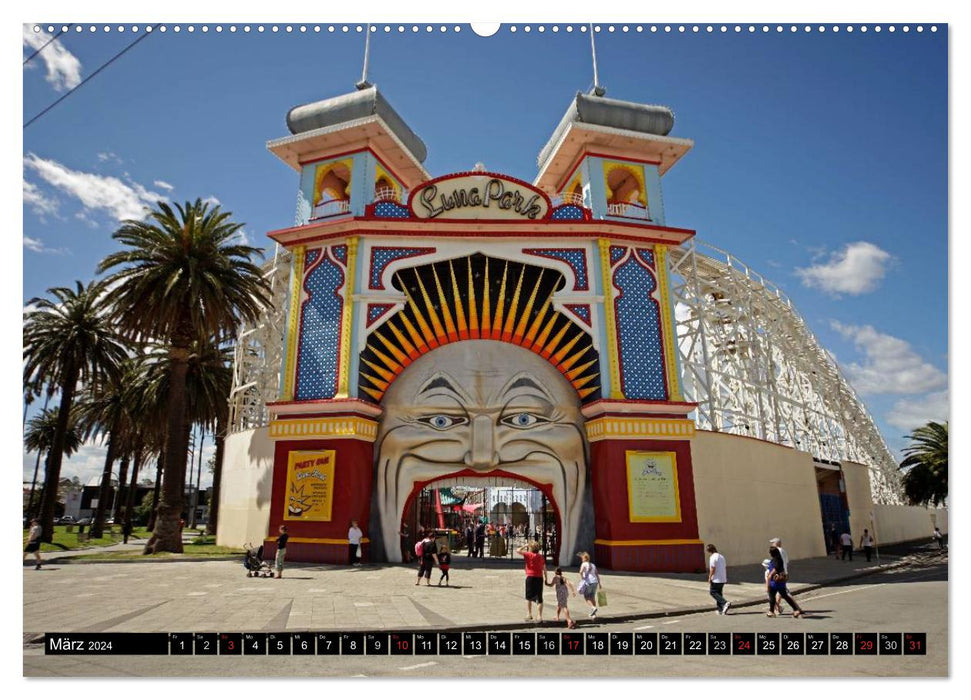 Melbourne (CALVENDO Premium Wall Calendar 2024) 