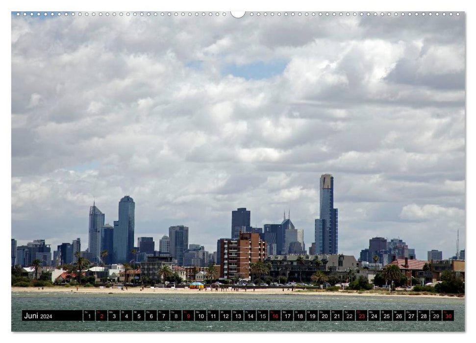 Melbourne (CALVENDO Premium Wandkalender 2024)