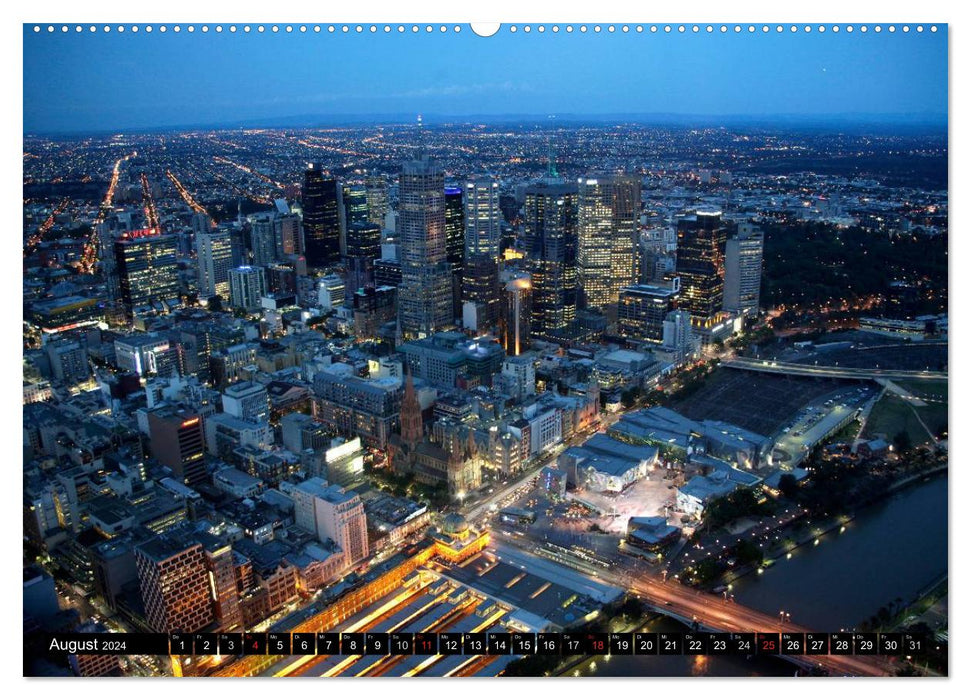 Melbourne (CALVENDO Premium Wall Calendar 2024) 