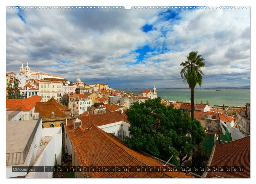 Lisbon - Portugal's metropolis (CALVENDO wall calendar 2024) 