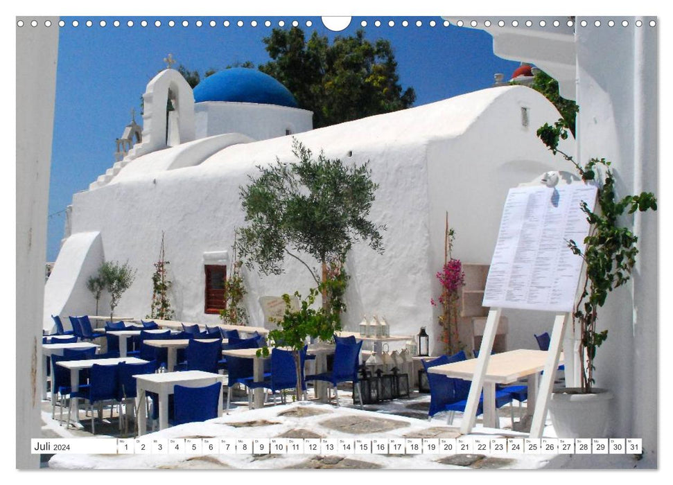 Mein Griechenland - Lieblingsplätze (CALVENDO Wandkalender 2024)