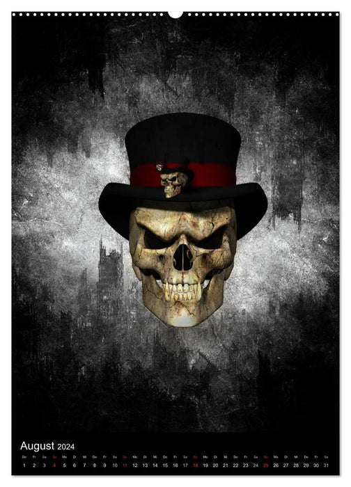 SOD - Skulls Of Death Vol. I - Skull Artworks (CALVENDO Wall Calendar 2024) 
